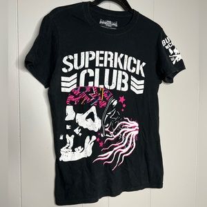 Pro Wrestling Tees Superkick Club Young Bucks T-Shirt EUC Sz Small